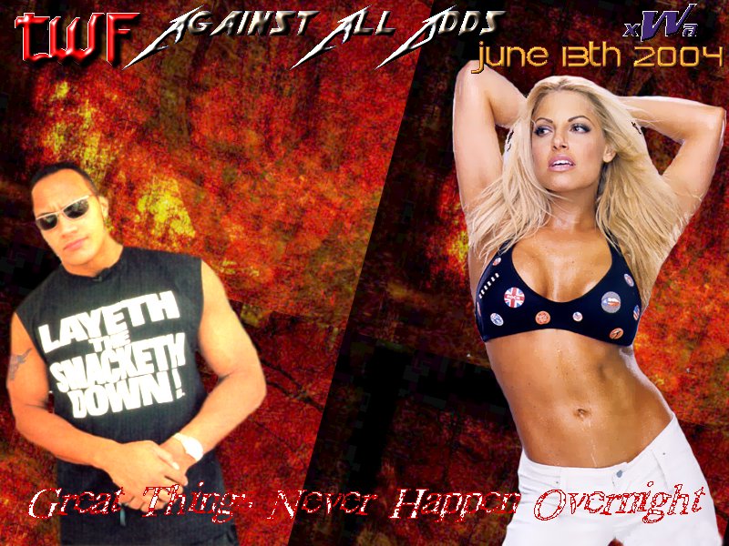 TWF Against All Odds 2004 Poster