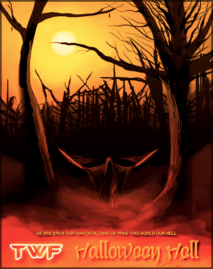 TWF Halloween Hell Official Poster